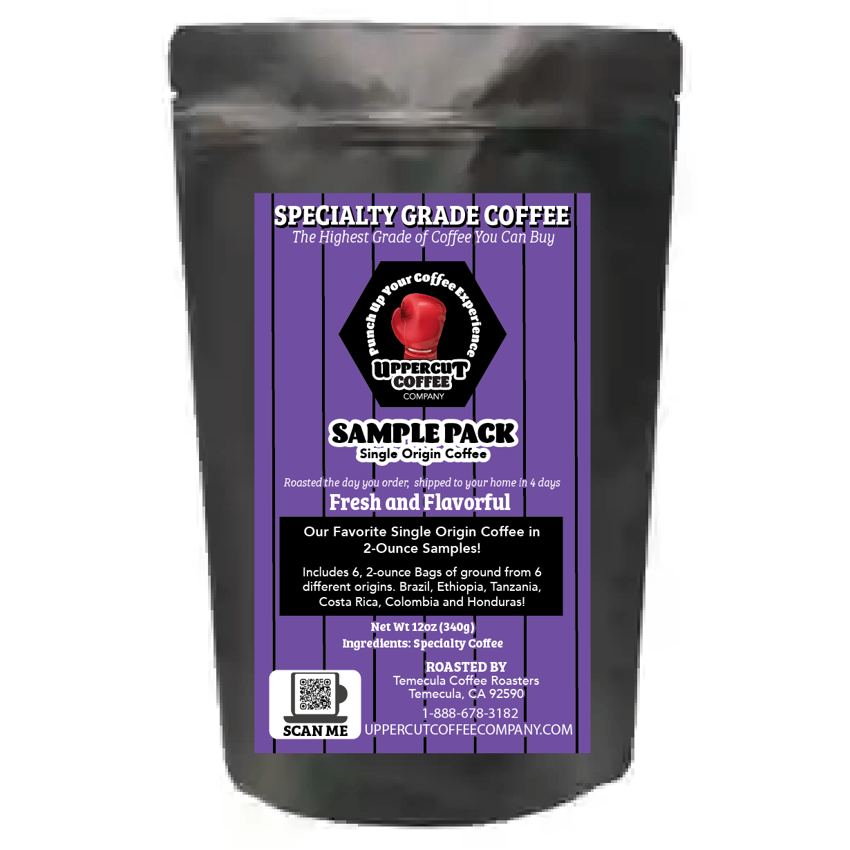 Single Country Specialty Grade Coffee Sample - Upper Cut Coffee Company