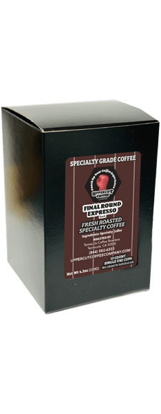 Final Round Espresso Specialty Grade Single Use Coffee 12count