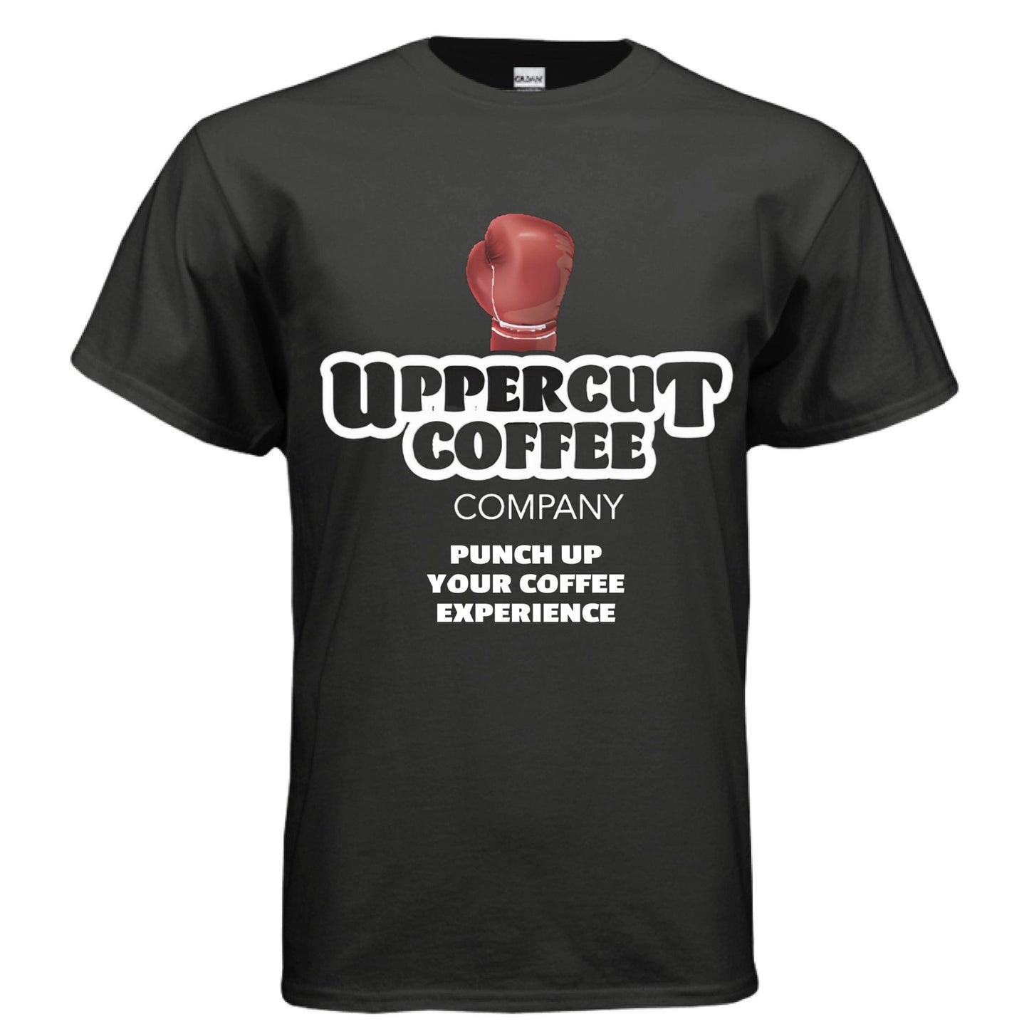 UPPERCUT BLACK TEE SHIRT - Upper Cut Coffee Company