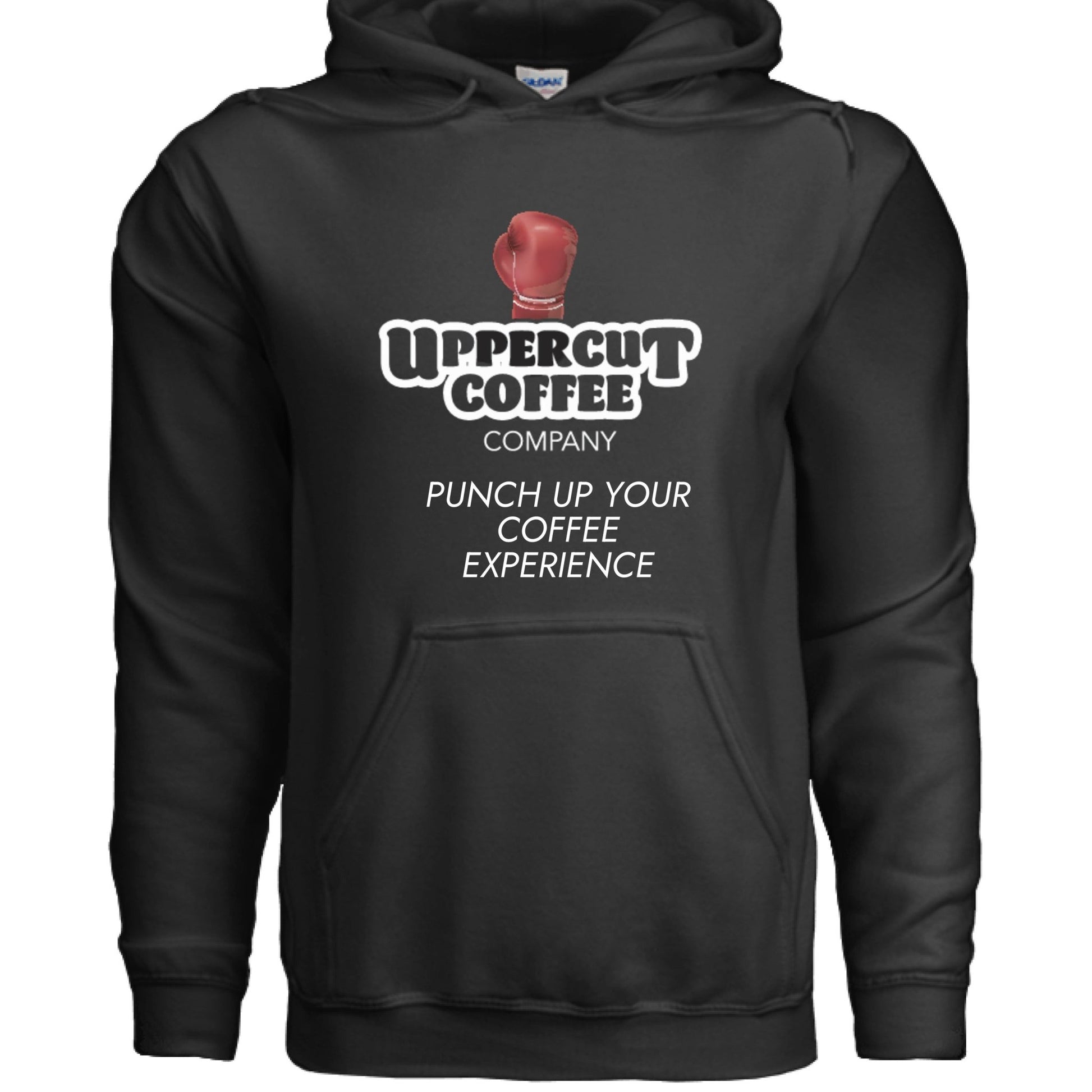 UPPERCUT BLACK HOODIE - Upper Cut Coffee Company